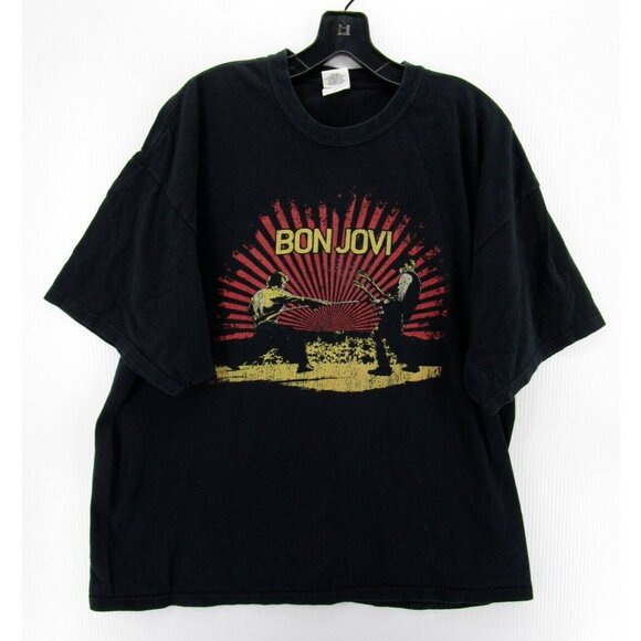 Bon Jovi Shirt XXL 2009 Concert Y2k Graphic We Werent Born To Follow - Picture 1 of 10
